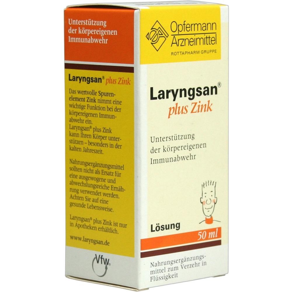 LARYNGSAN Plus Zink Lösung 50 ml Lösung