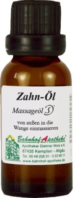Zahn-Öl Massageöl 20 ml Öl