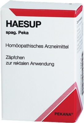 HAESUP spag.Peka Suppositorien 10 St Suppositorien