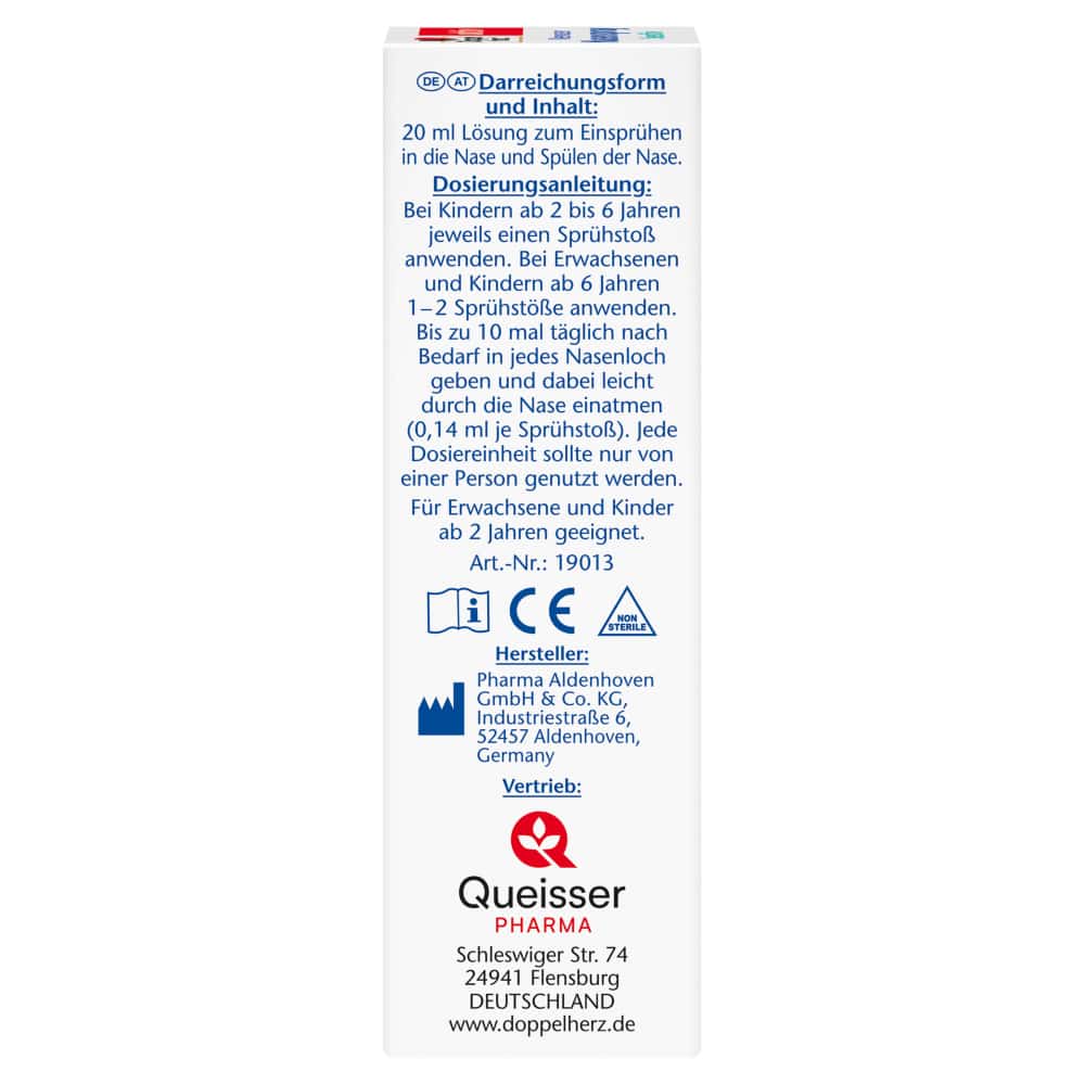 Doppelherz aktiv Meerwasser Nasenspray Sensitiv 20 ml Spray