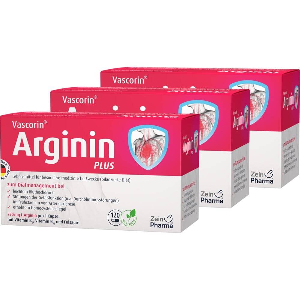 Zein Pharma Vascorin Arginin PLUS  360 St Kapseln