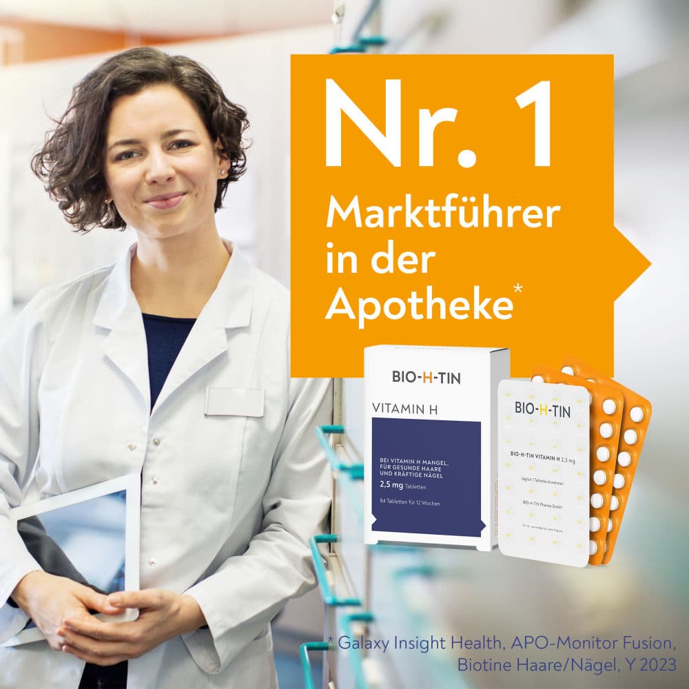 BIO-H-TIN Vitamin H 5 mg für 4 Monate  60 St Tabletten