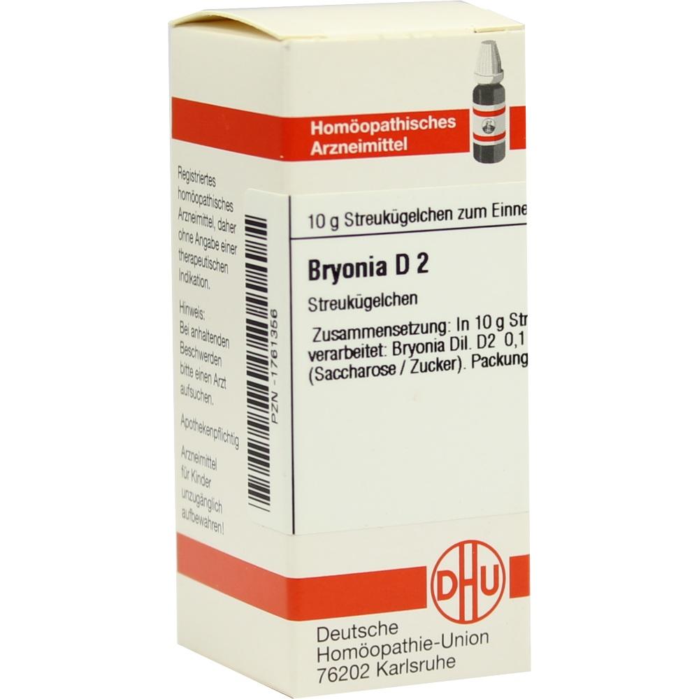 BRYONIA D 2 Globuli 10 g Globuli