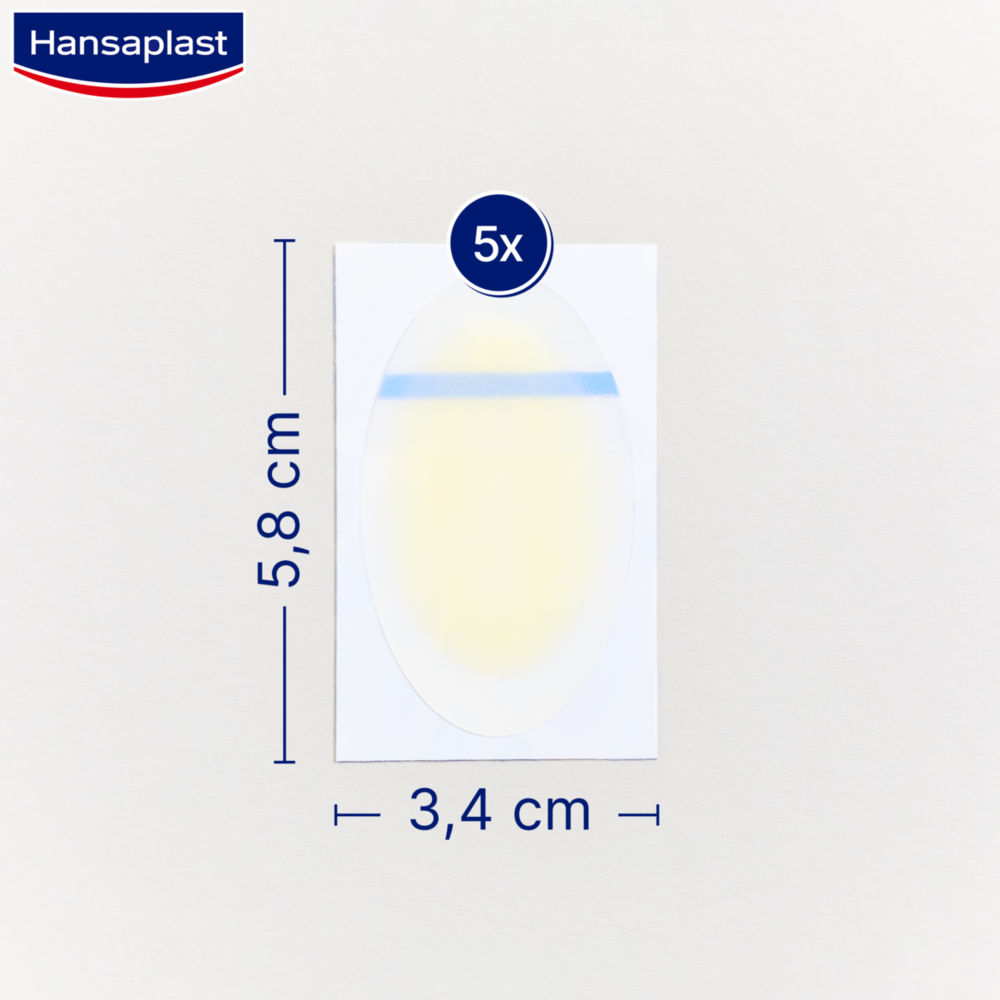 Hansaplast footexpert Blasen-Pflaster groß 5 St Pflaster