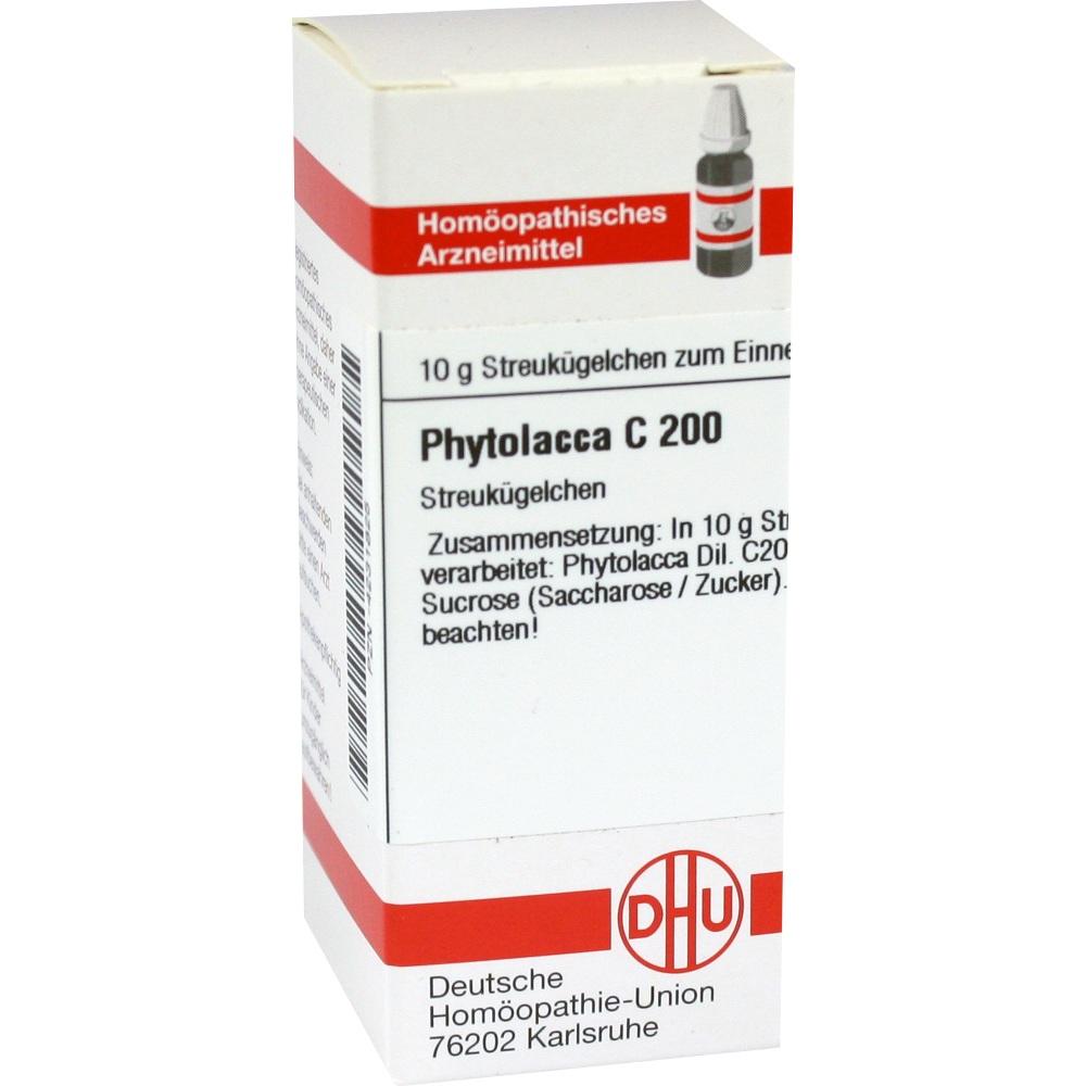 PHYTOLACCA C 200 Globuli 10 g Globuli