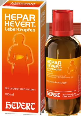 HEPAR HEVERT Lebertropfen 100 ml Tropfen