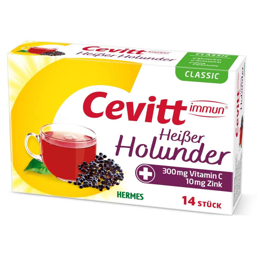 Cevitt immun Heißer Holunder 14 St Granulat | 14 g Granulat 124,6 g | 39.09 EUR / 1000 Gramm | 04066215002570