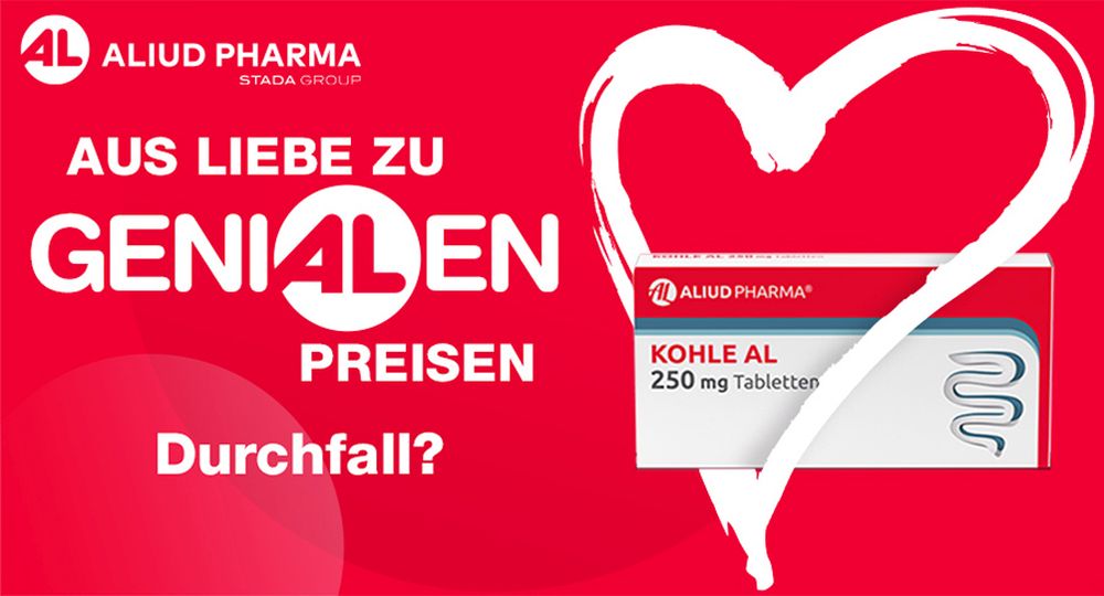 Kohle AL 250 mg Tabletten bei Durchfall