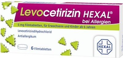Levocetirizin HEXAL  6 St Filmtabletten