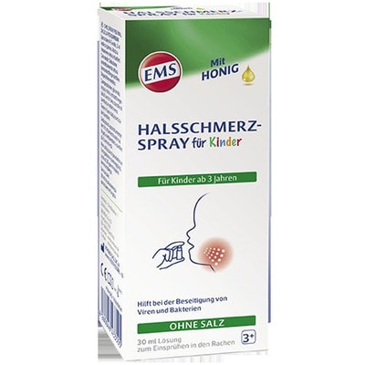 EMS HALSSCHMERZSPRAY für Kinder mit Honig 30 ml Spray
