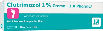 Clotrimazol 1% Creme-1A Pharma 20 g Creme