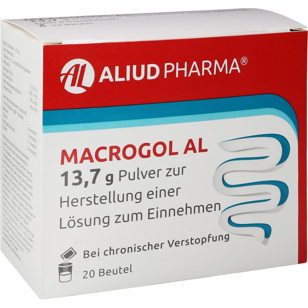 Macrogol AL 13,7 g Pulver bei Verstopfung