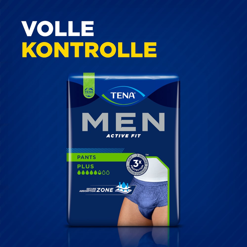 TENA MEN ACTIVE FIT PANTS PLUS S/M 12 St