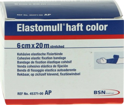ELASTOMULL haft color 6 cmx20 m Fixierb.blau 1 St Binden | 1  Binden | | 04042809022247