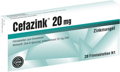 Cefazink 20 mg 20 St Filmtabletten