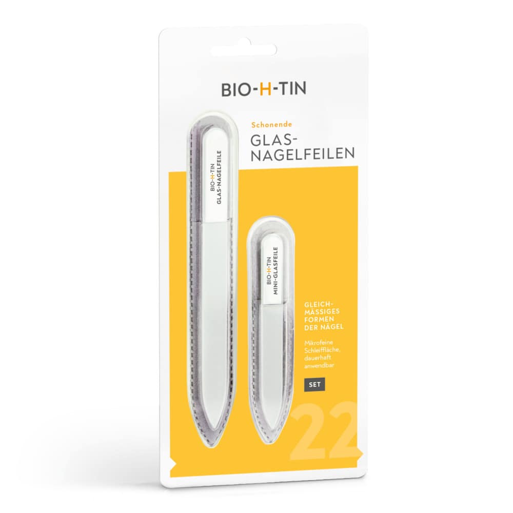 BIO-H-TIN Schonende Glas-Nagelfeile Set 1 St