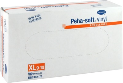 Peha-soft vinyl Untersuchungshandschuhe unsteril puderfrei XL 100 St Handschuhe