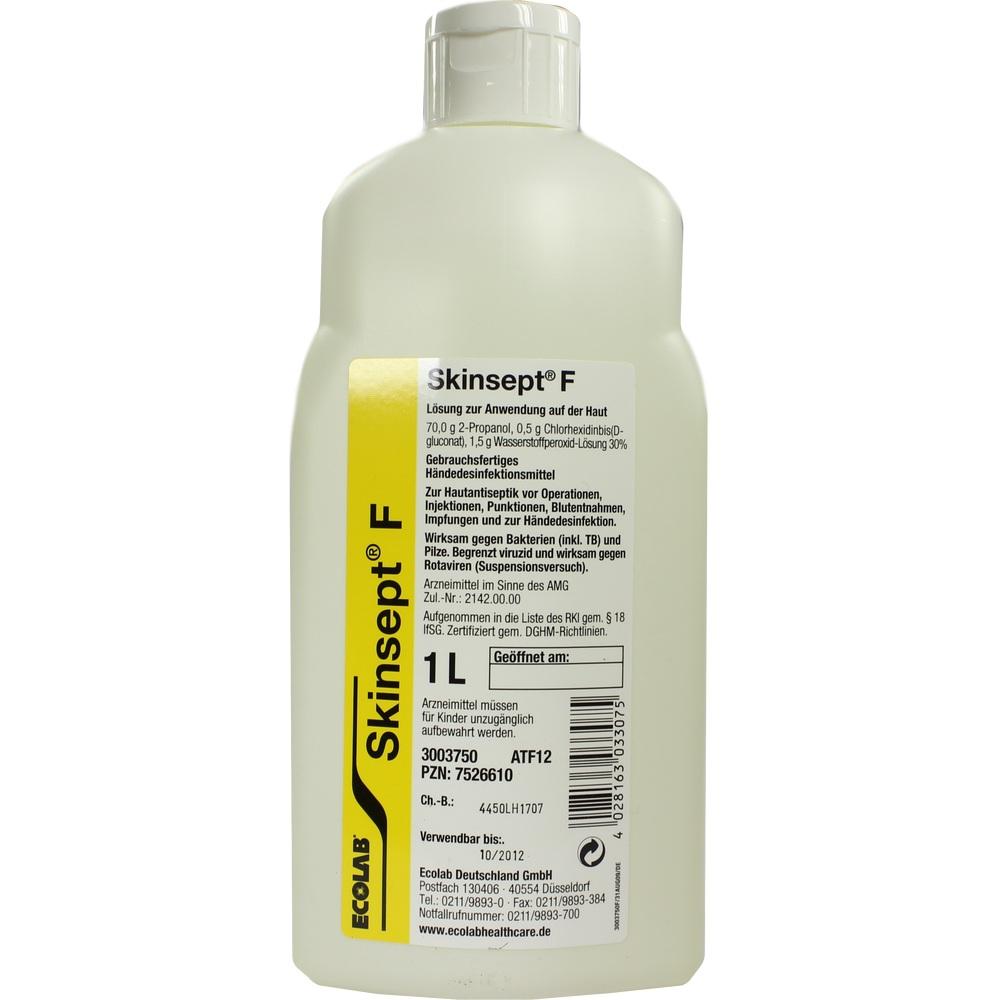 SKINSEPT F Hände- u.Hautdesinfektion Spenderfl. 1000 ml Lösung