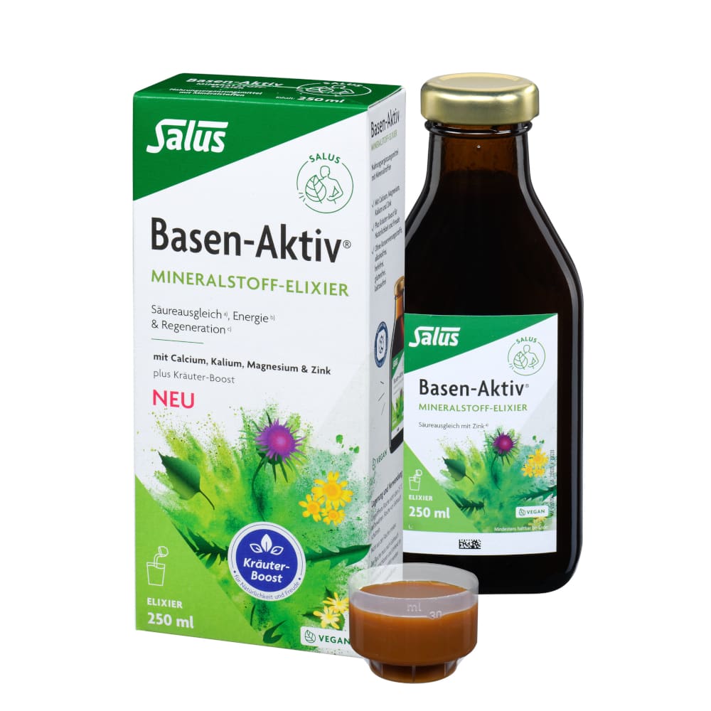 Basen-Aktiv Mineralstoff-Kräuter-Elixier  250 ml Elixier