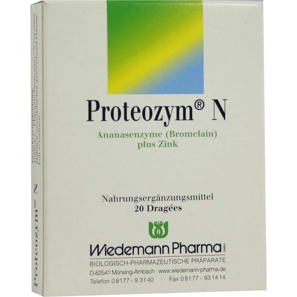 PROTEOZYM N Dragees 20 St Dragees