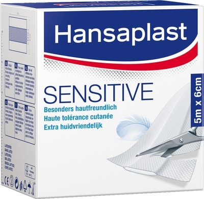Hansaplast SENSITIVE Pflaster 6cm x 5m 1 St Pflaster