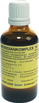 MERIDIANKOMPLEX 14 Tropfen zum Einnehmen 50 ml Mischung