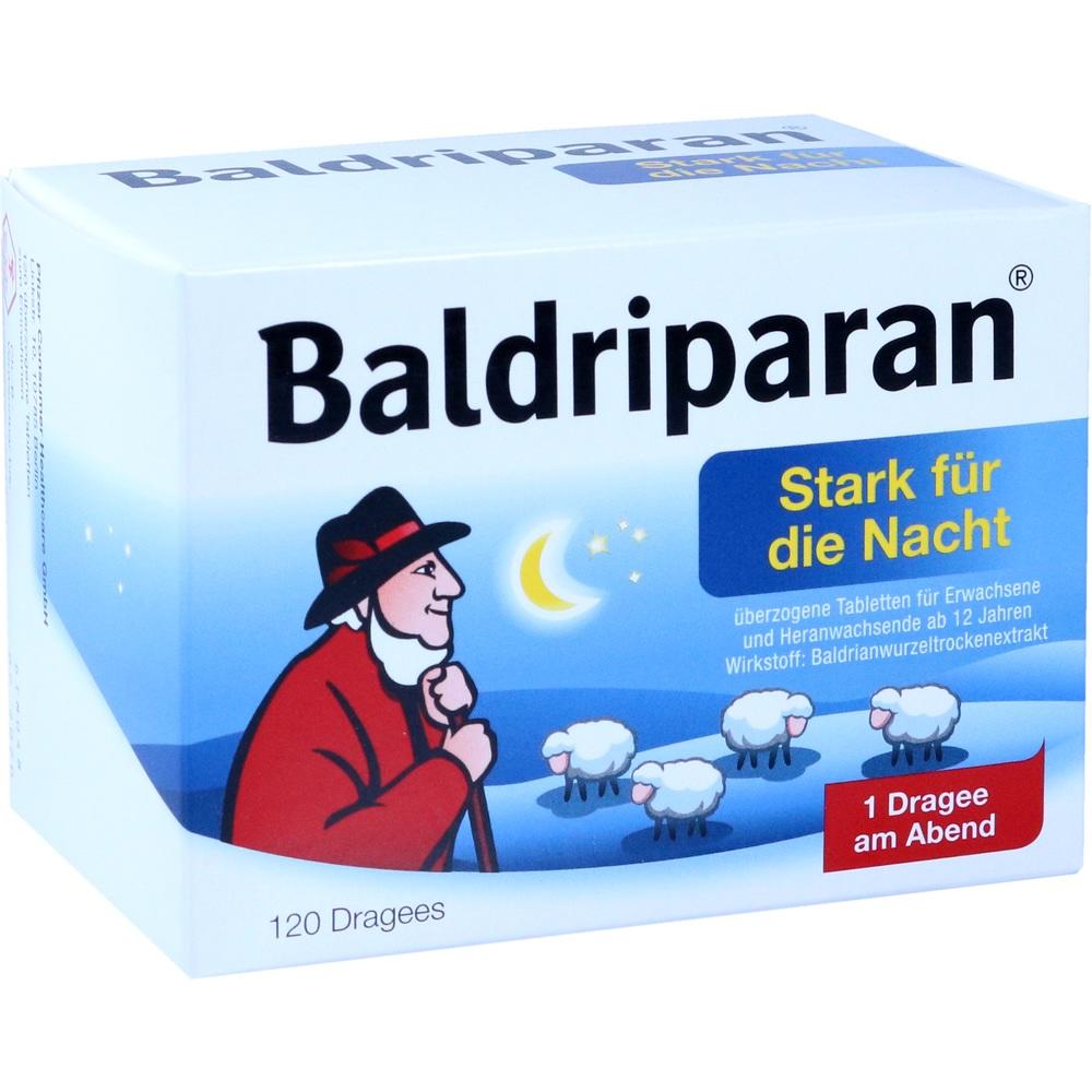 Baldriparan Stark für die Nacht 120 St Überzogene Tabletten