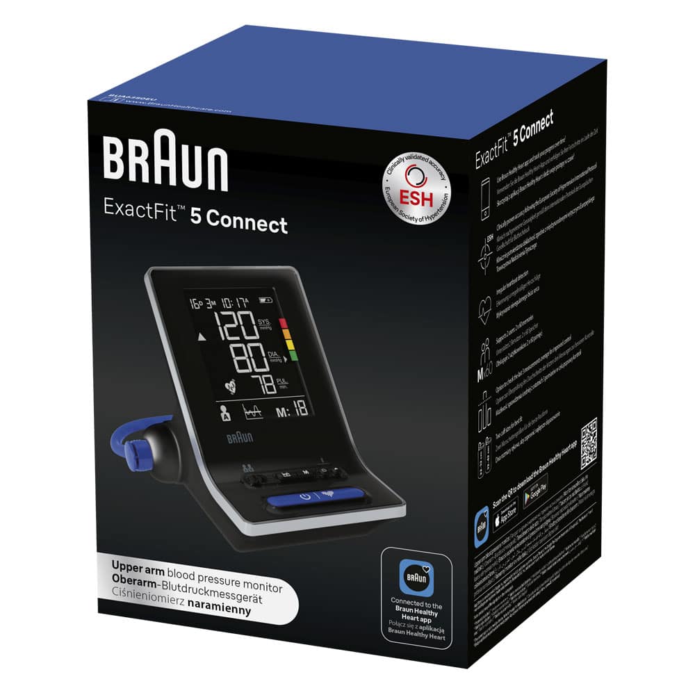 BRAUN ExactFit 5 Connect Oberarm-Blutdruckmessgerät 1 St