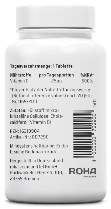 sanhelios Vitamin D3 1.000I.E. 365 St Tabletten