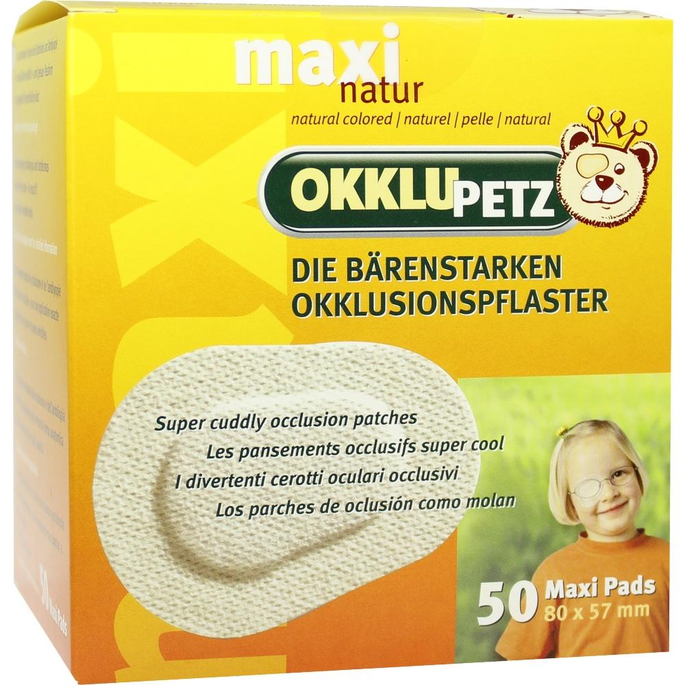 OKKLUPETZ Okklusionspflaster maxi natur 50 St Pflaster