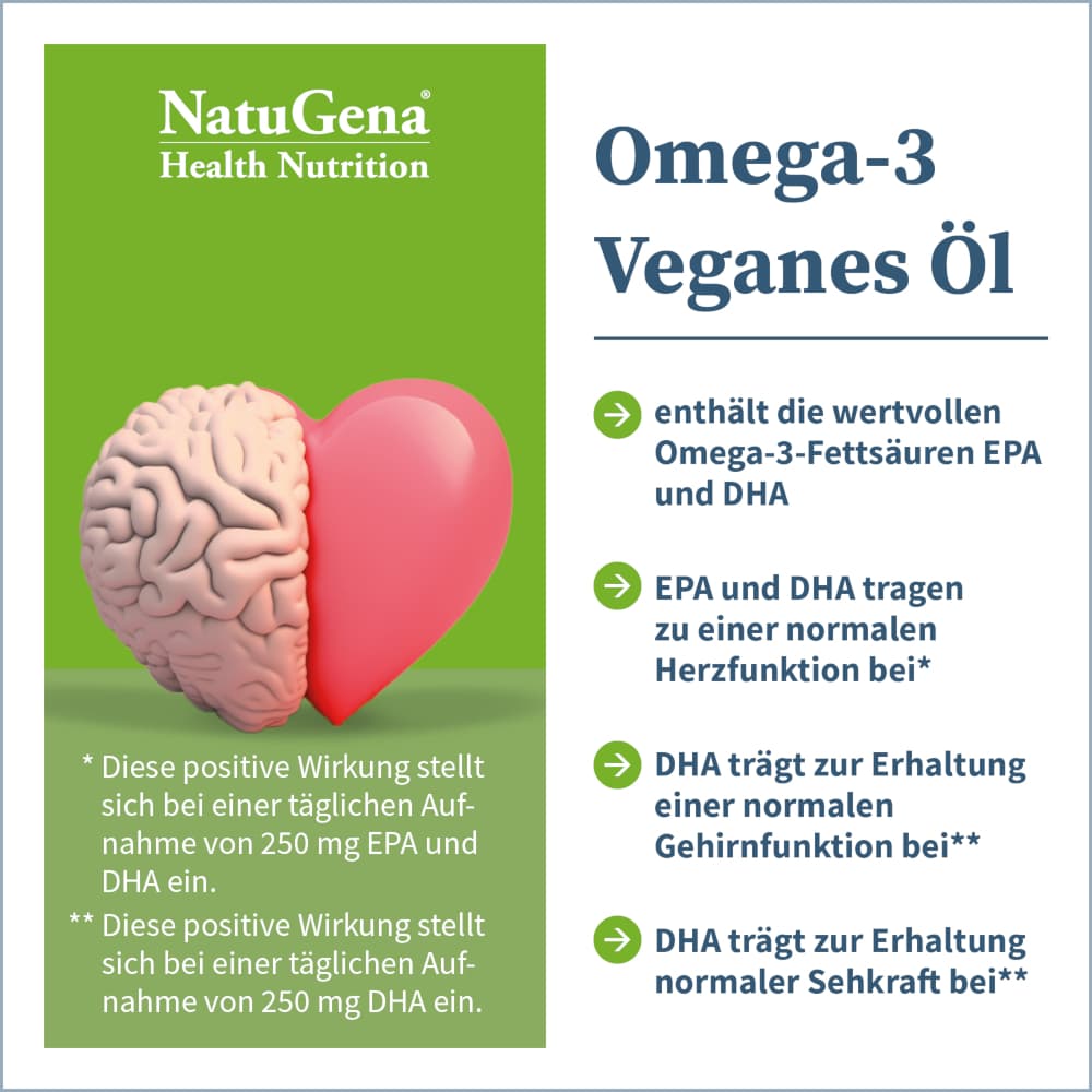 NatuGena Omega-3 Veganes Öl 100 ml Öl