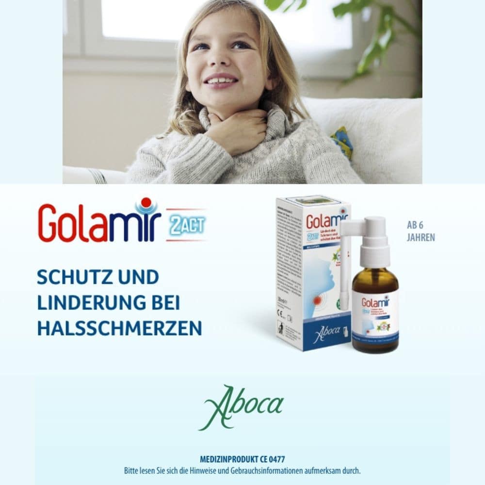 Golamir 2ACT bei Halsschmerzen 30 ml Spray
