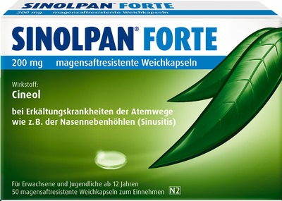 SINOLPAN FORTE 200 mg 50 St Magensaftresistente Weichkapseln