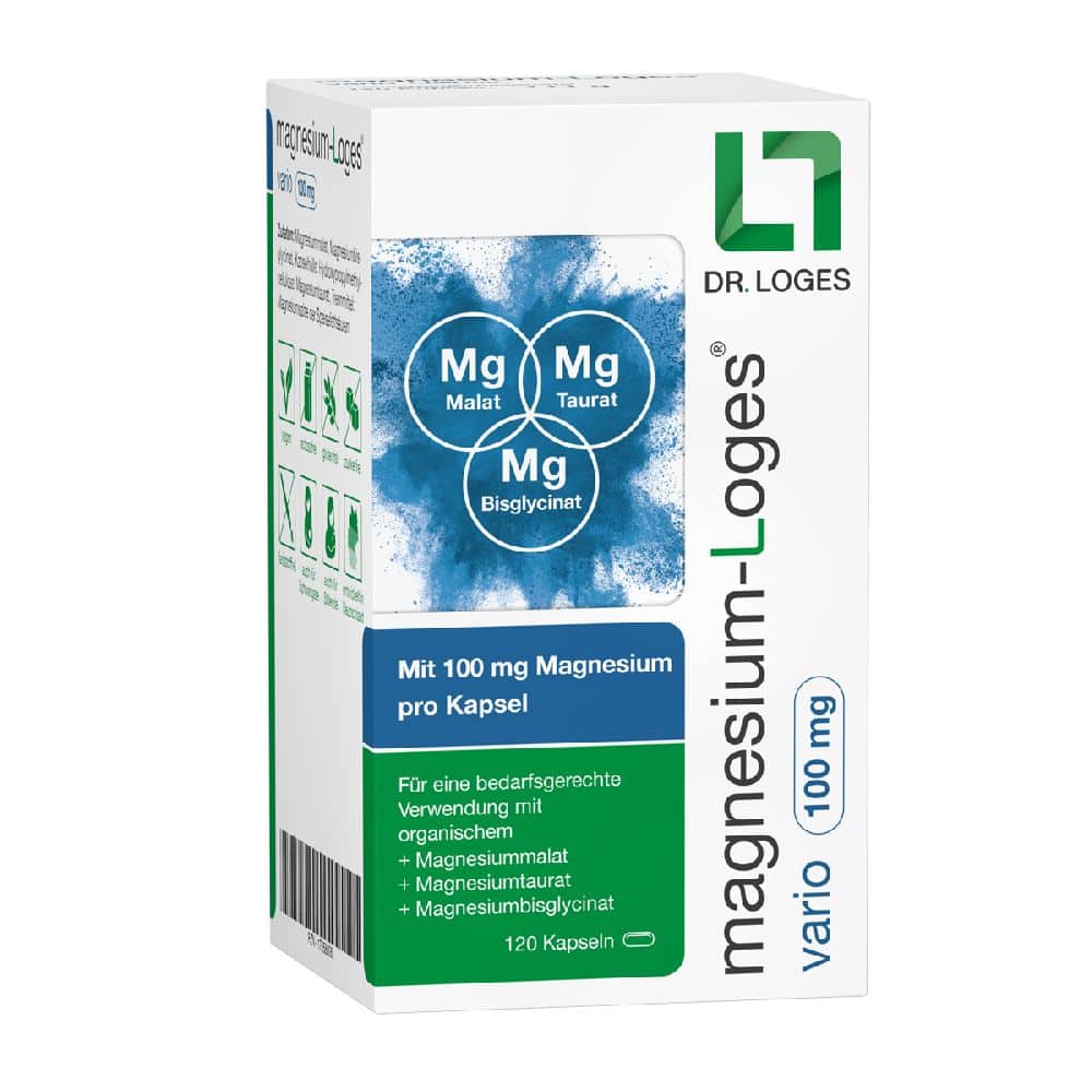 magnesium-Loges vario 100mg 120 St Kapseln