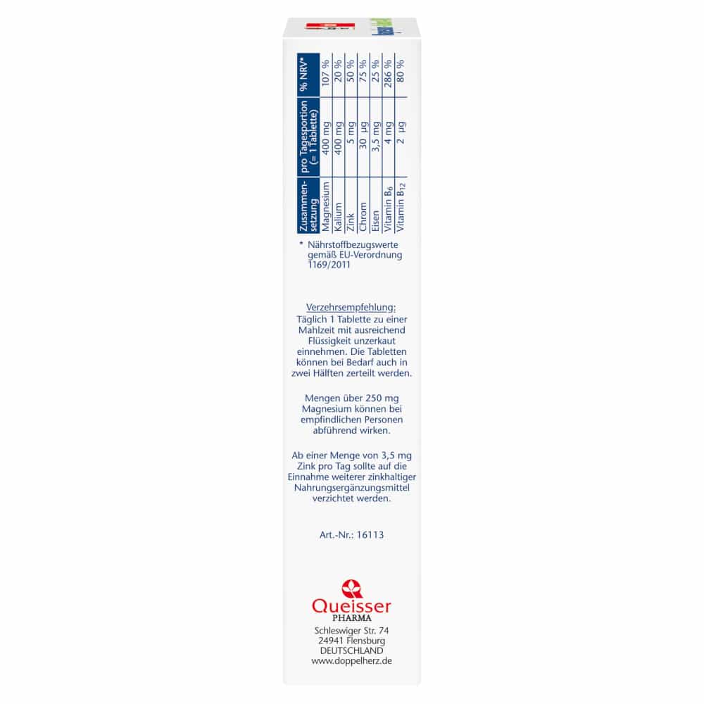 Doppelherz aktiv Magnesium + Kalium 400 60 St Tabletten