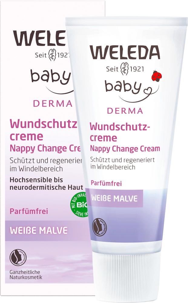 Weleda Baby Wundschutzcreme Weiße Malve 50 ml Creme