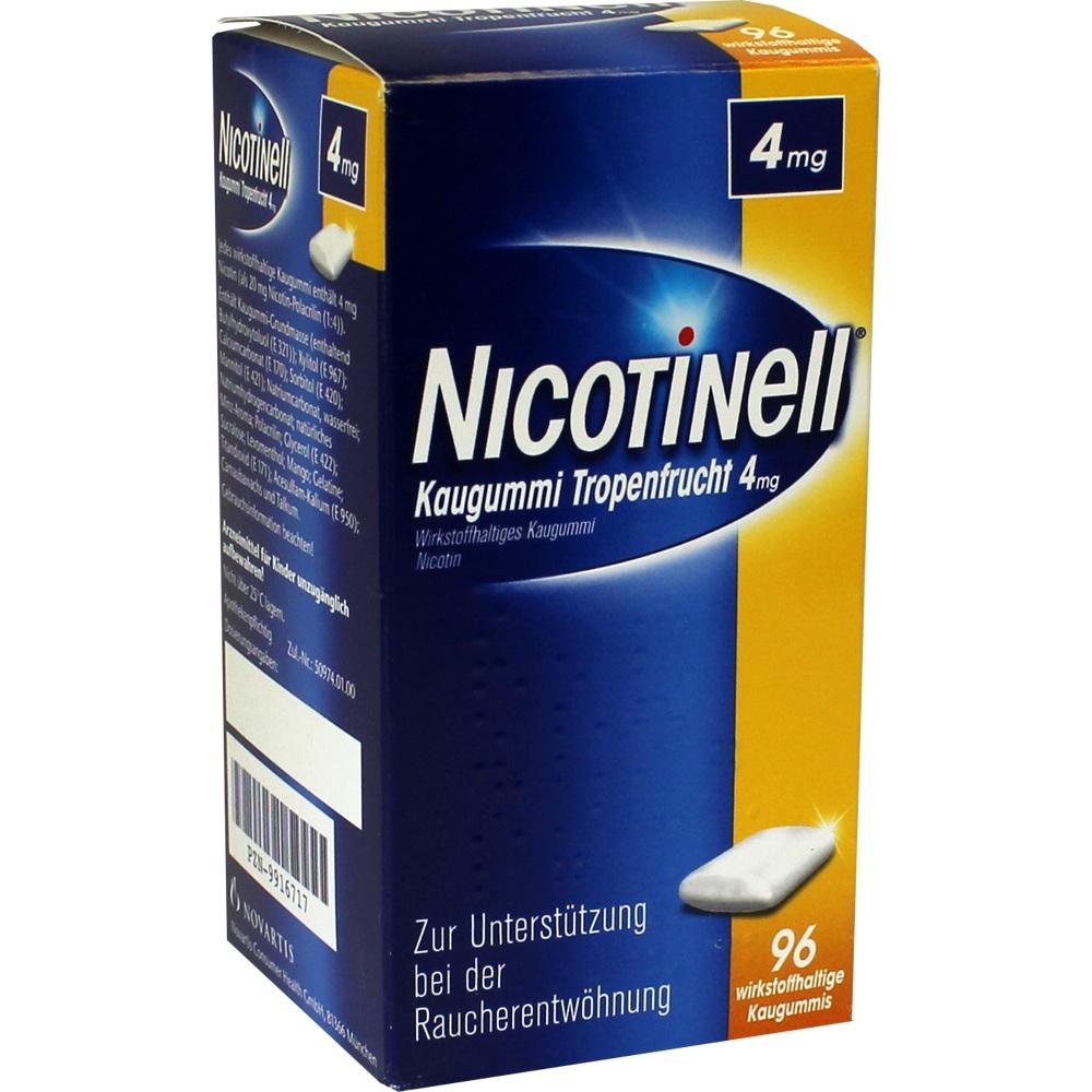 NICOTINELL 4mg Tropenfrucht 96 St Kaugummi