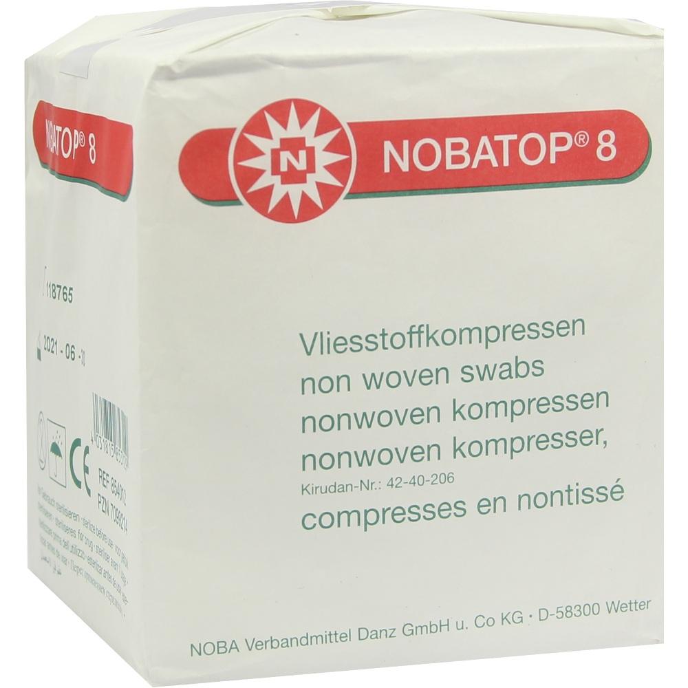 NOBATOP 8 Kompressen 10x10 cm unsteril 100 St Kompressen