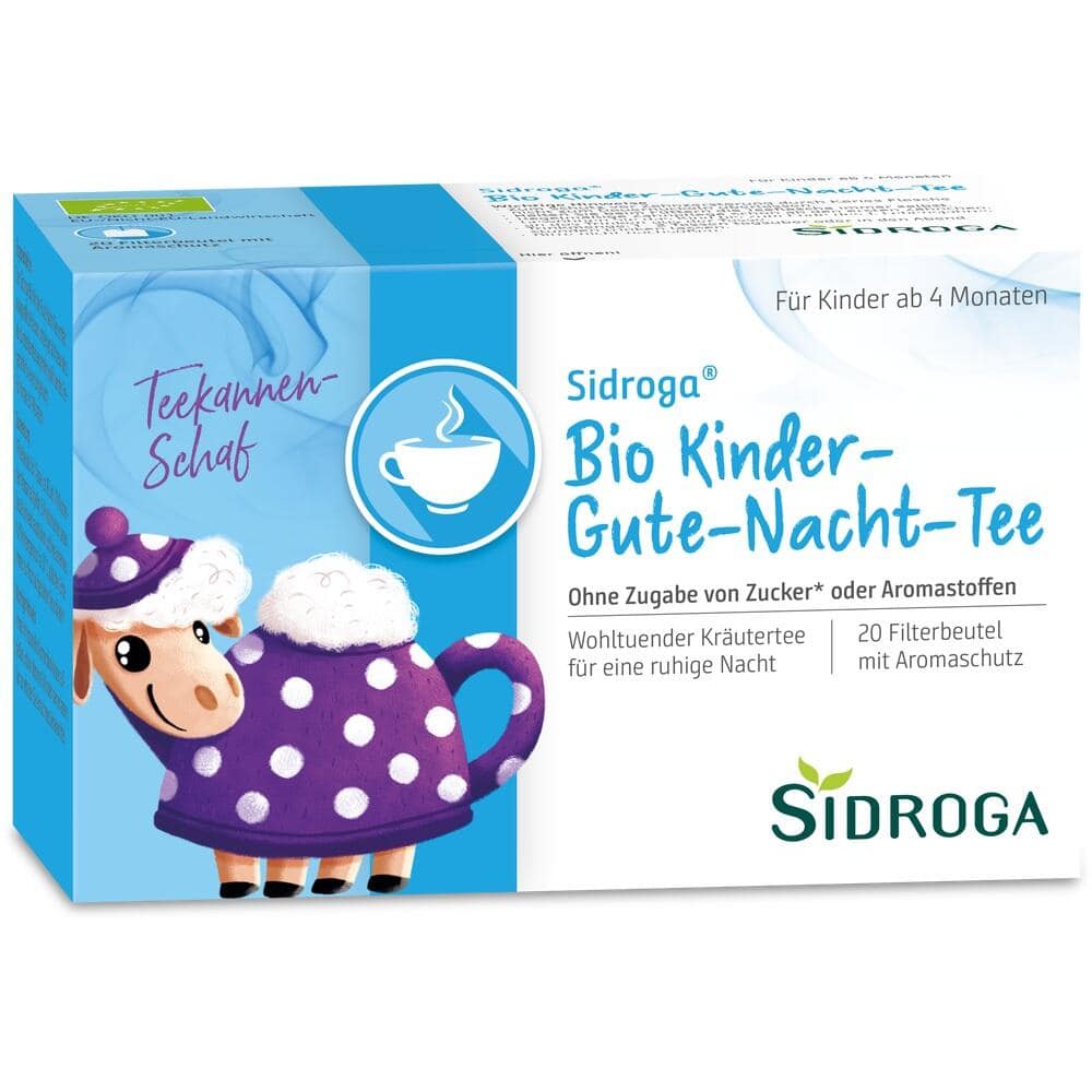 SIDROGA Bio Kinder-Gute-Nacht-Tee Filterbeutel 20X1.5 g Tee