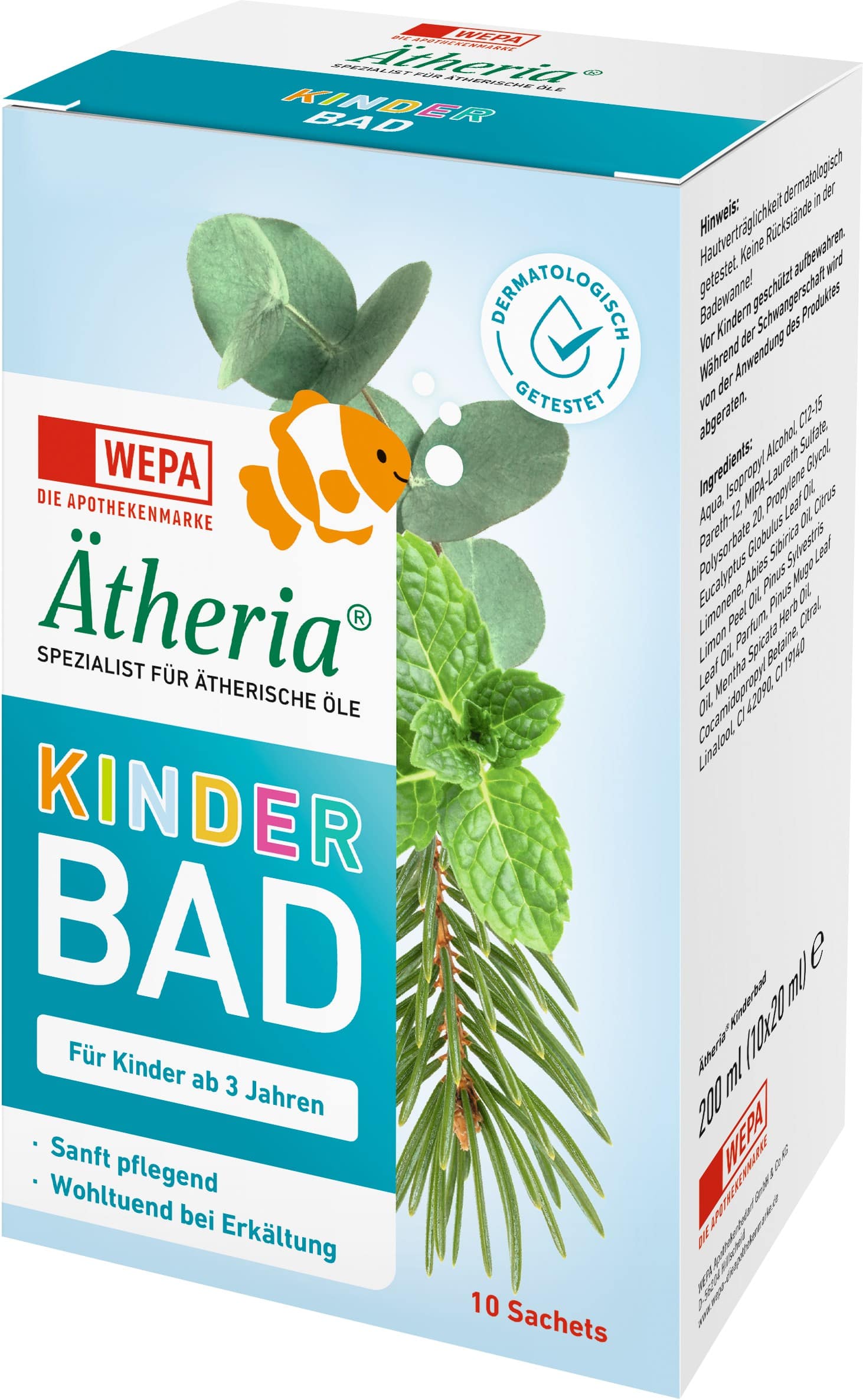ÄTHERIA Kinderbad 10X20 ml Bad