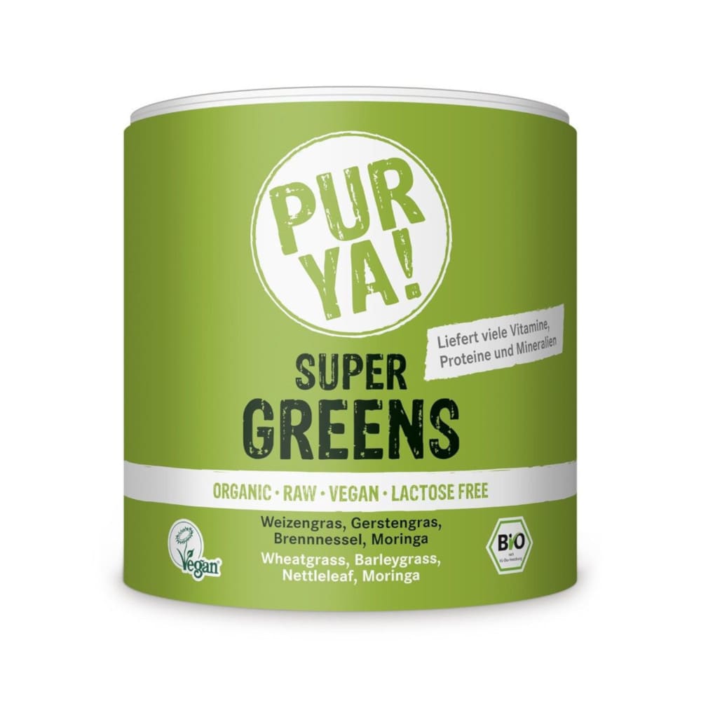 Purya Super Greens Bio Pulver 150 g Pulver