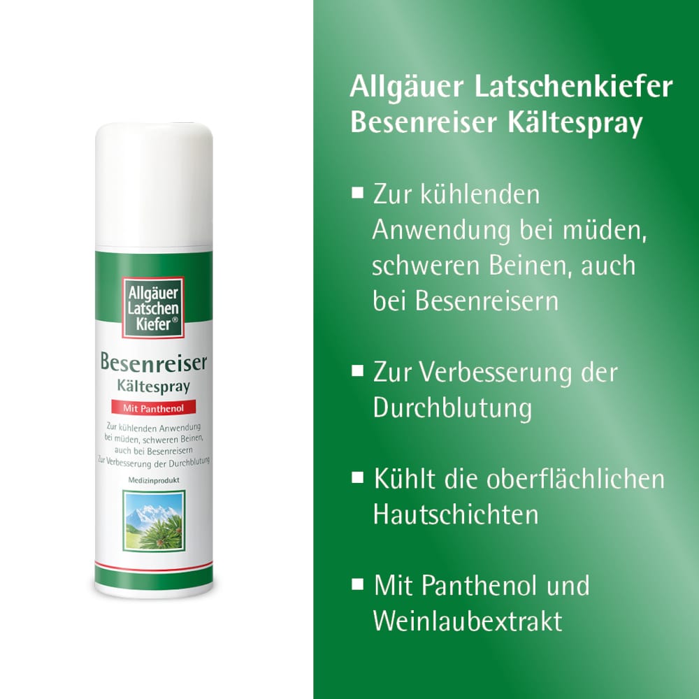 Allgäuer Latschen Kiefer Besenreiser Kältespray 150 ml Spray