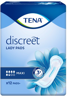 TENA Lady Discreet Maxi Inkontinenz Einlagen 12 St Binden
