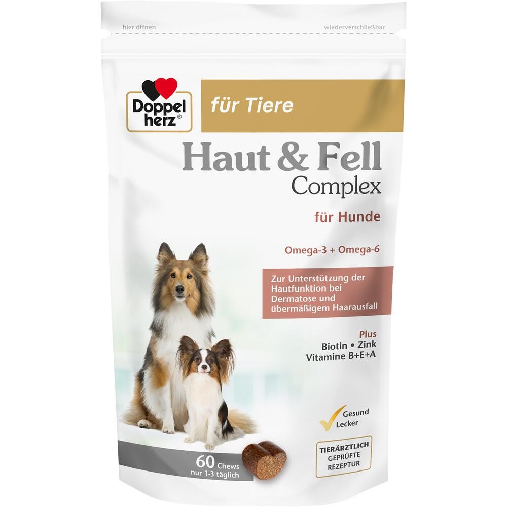 Doppelherz Haut & Fell Complex für Hunde 60 St Kautabletten