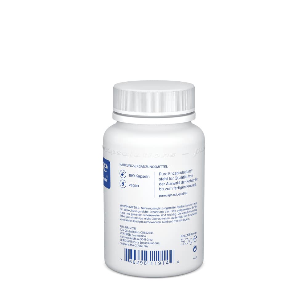 pure encapsulations Zink Zinkcitrat 180 St Kapseln