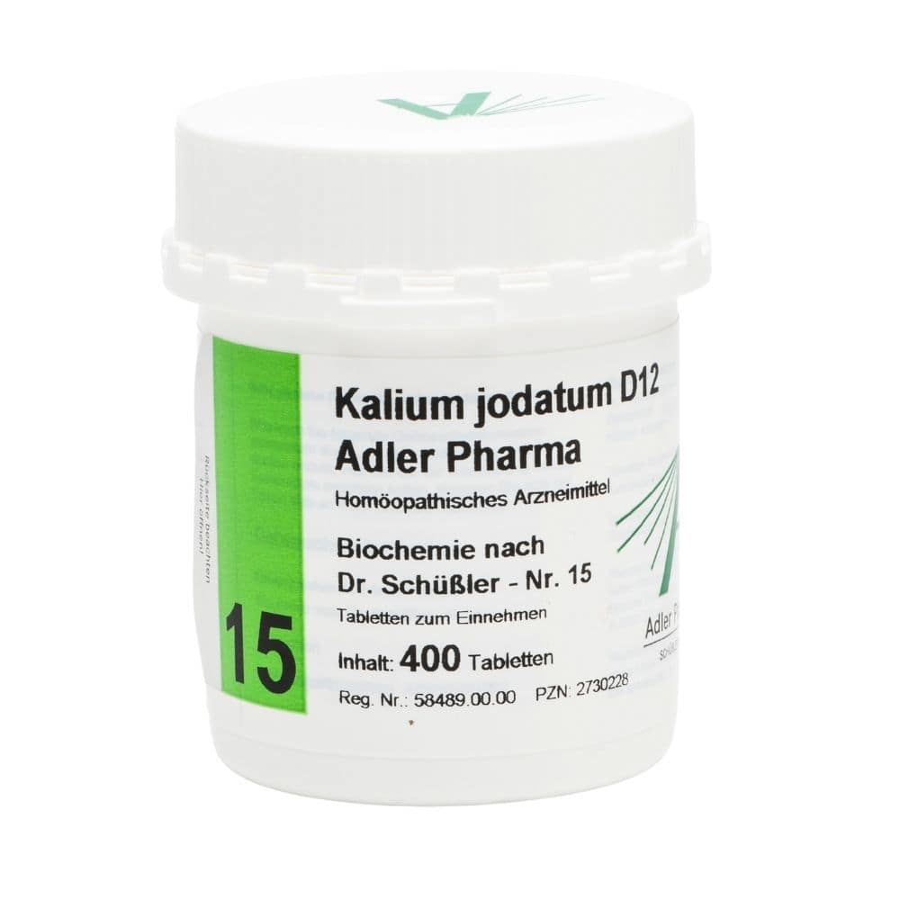 Kalium jodatum D12 Adler Pharma Nr.15, Tablette 400 St Tabletten