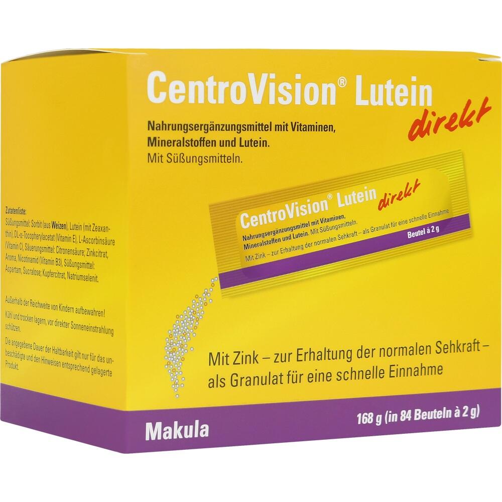 CentroVision Lutein direkt 84 St Granulat