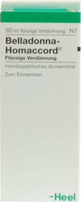 BELLADONNA HOMACCORD Tropfen 30 ml Tropfen