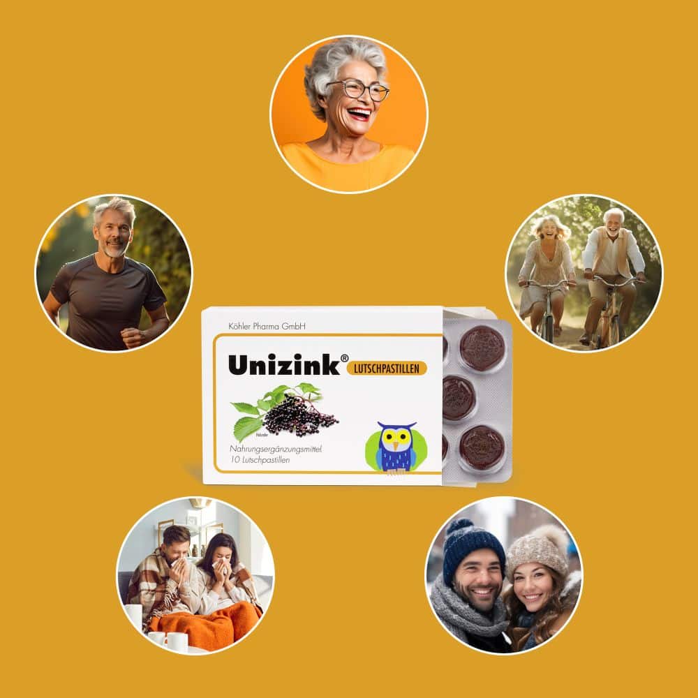 Unizink Lutschpastillen 10 St Pastillen