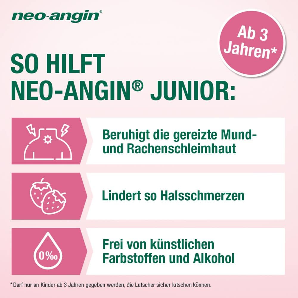 neo-angin Junior Halsschmerzlutscher Doppelpack 2X8 St